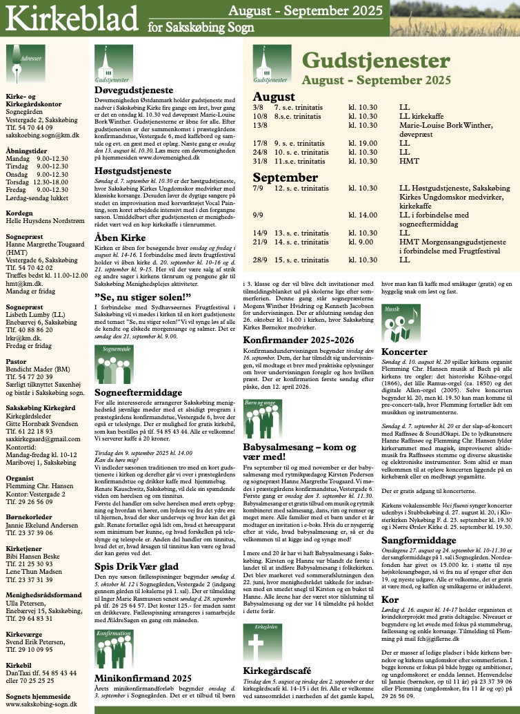 Kirkebladet august-september 2025