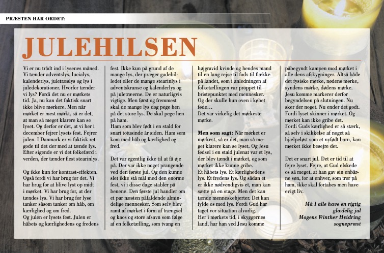 Præsten har ordet december 2025 - januar 2026